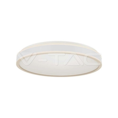 LED Осветител 18W Кръг за Таван Бяла Рамка 4000K