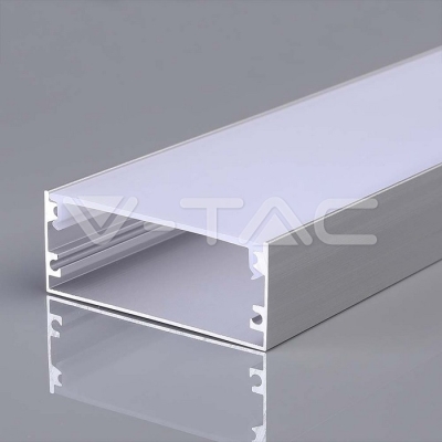 Монтажен Kит с Дифузер 2000*50*20мм за LED Лента Алуминиев 2м.