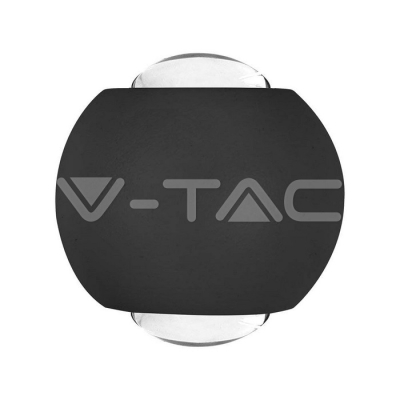 2W LED COB Луна 3000K Черно Тяло