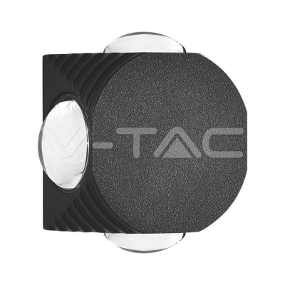 4W LED COB Луна 3000K Черно Тяло