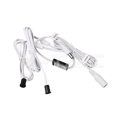 Сензор За Близост Движение С Ръка Двоен 12-14V Бяло Тяло