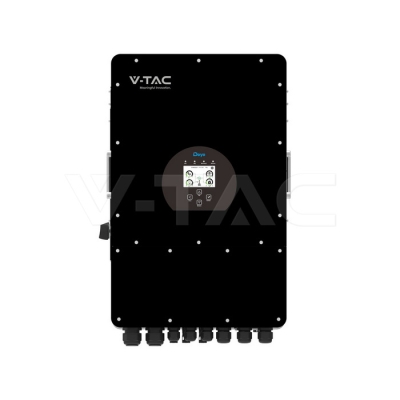 12kW Хибриден Инвертор Трифазен 380VAC 10г. Гаранция Черен