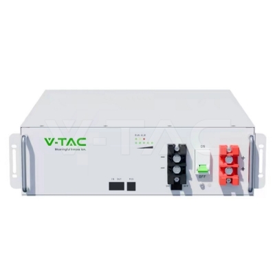 5.12kWh Батерия за Шкаф 51.2V Бяло Тяло