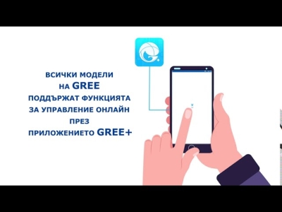 Всички климатици GREE могат да се управляват онлайн през твоя смартфон