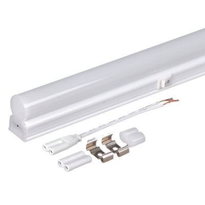 ULTRALUX - LED линейно осветително тяло Т5 с ключ, 10W, 4200K, 220-240V AC, IP20, неутрална светлина - LST51042