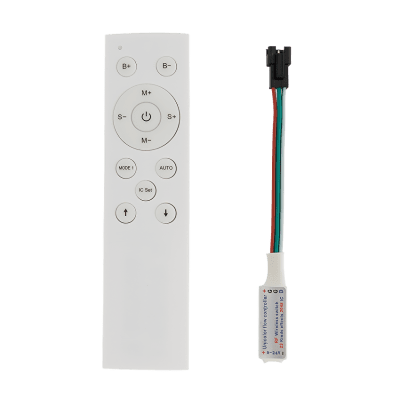 ULTRALUX - RF Контролер за едноцветна дигитална /бягаща/ LED лента 1 порт 12-24V DC IC WS2811 2048 pixels - DIGC1RF