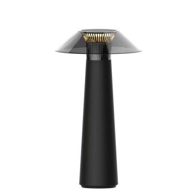 ULTRALUX - LED ДИМИРАЩА ПРЕЗАРЕЖДАЕМА НАСТОЛНА ЛАМПА 1.6W, 3000K, IP44, ЧЕРНА - DNLB163B