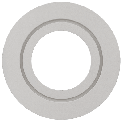 ULTRALUX - ЛУНА ЗА ВГРАЖДАНЕ КРЪГ, GU10, СТАЦИОНАРНА, БЯЛA, АЛУМИНИЙ, IP44 - FBGU10WH