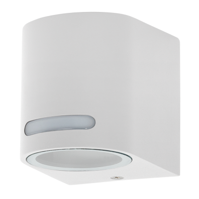 ULTRALUX - ФАСАДНО ОСВ.ТЯЛО ЕДНОСТРАННО, IP44, GU10, ЗА СТЕНА, БЯЛ - FOTGU10WH