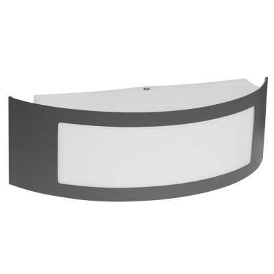 ULTRALUX - ФАСАДНО ОСВ.ТЯЛО, АПЛИК, IP44, Е27, ЗА СТЕНА, ГРАФИТ - FOTSE27GR