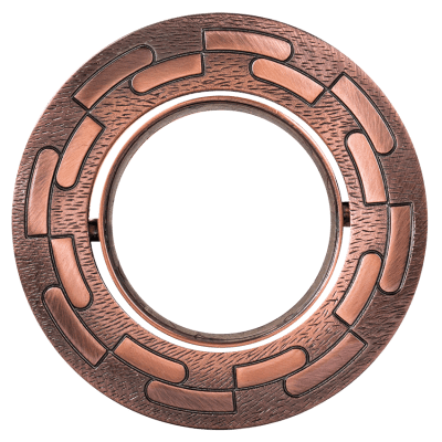 ULTRALUX - ЛУНА ЗА ВГРАЖДАНЕ КРЪГ, GU10, ПОДВИЖНА, САТИНИРАНА МЕД, АЛУМИНИЙ, IP20 - FPDGU10SC