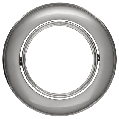 ULTRALUX - ЛУНА ЗА ВГРАЖДАНЕ КРЪГ, GU10, ПОДВИЖНА, ПЕРЛЕН ХРОМ/НИКЕЛ, АЛУМИНИЙ, IP20 -  FPGU10PCHN