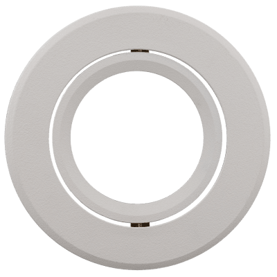 ULTRALUX - ЛУНА ЗА ВГРАЖДАНЕ КРЪГ, GU10, ПОДВИЖНА, БЯЛА, АЛУМИНИЙ, IP20 - FPNGU10WH