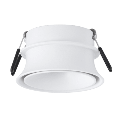 ULTRALUX - ДЕКОРАТИВНА ЛУНА ЗА ВГРАЖДАНЕ С НИСКО НИВО НА ЗАСЛЕПЯВАНЕ С ВТОРИ ОСВЕТЕН ДЕКОРАТИВЕН КРЪГ, БЯЛ - FR2KGU10WH