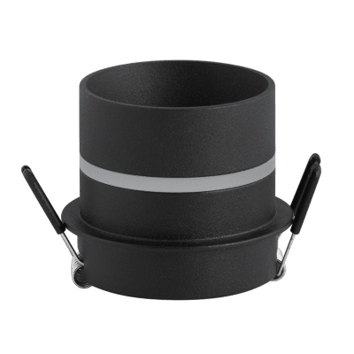 ULTRALUX - ДЕКОРАТИВНА ЛУНА ЗА ВГРАЖДАНЕ С НИСКО НИВО НА ЗАСЛЕПЯВАНЕ С GLOW ЕФЕКТ, ЧЕРЕН - FR3KGU10BL