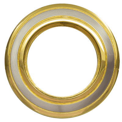 ULTRALUX - ЛУНА ЗА ВГРАЖДАНЕ КРЪГ, GU10, СТАЦИОНАРНА, САТИНИРАН НИКЕЛ/ЗЛАТО, АЛУМИНИЙ, IP20 - FSGU10SNG