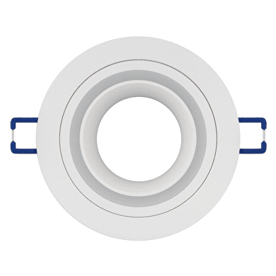 ULTRALUX - FSRGU10WH ЛУНА ЗА ВГРАЖДАНЕ КРЪГ GU10 СТАЦИОНАРНА БЯЛА IP20