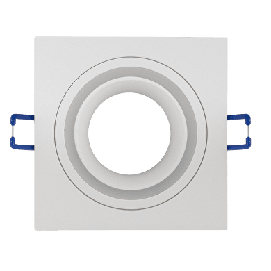 ULTRALUX - ЛУНА ЗА ВГРАЖДАНЕ КВАДРАТ GU10 СТАЦИОНАРНА БЯЛА - FSSGU10WH