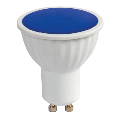 ULTRALUX - LED ЛУНИЧКА 5W, GU10, 220V-240V AC, СИНЯ СВЕТЛИНА - L510B