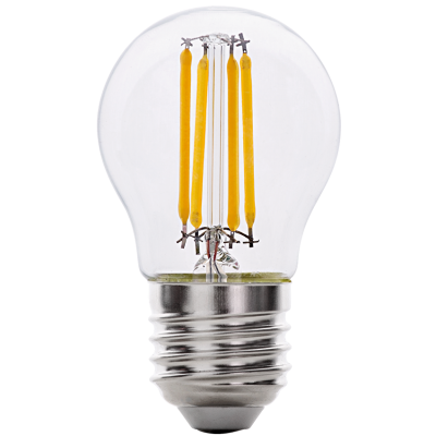 ULTRALUX - LED FILAMENT ТОПКА, ДИМИРАЩA 4W, E27, 4200K, 220V AC, НЕУТРАЛНА СВЕТЛИНА - LFG42742D