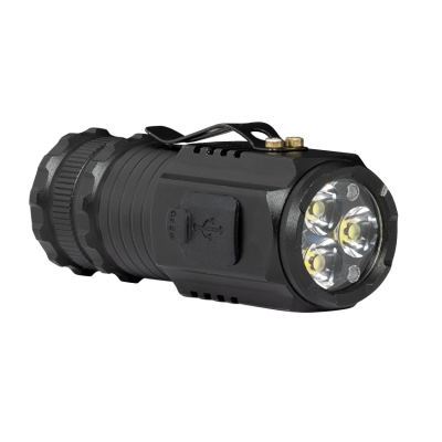 ULTRALUX - LED Фенерче с магнитна основа и клипс 3*5W, 6500K, 5V DC, IP44 - LFM35