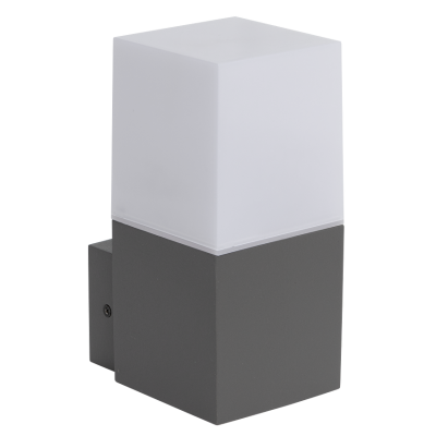 ULTRALUX - ФАСАДНО ОСВ.ТЯЛО, IP65, Е27, ЗА СТЕНА, ГРАФИТ - LFWE27GR