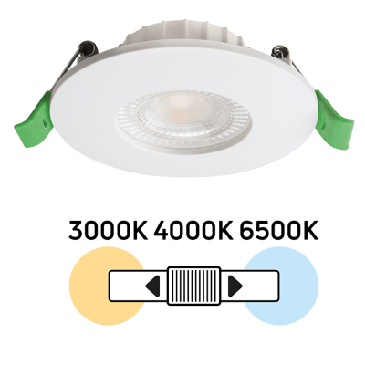 LED ЛУНА ЗА ВГРАЖДАНЕ ДИМИРАЩА, 6W, 3000K/4000K/6500K, 220-240V AC, IP44