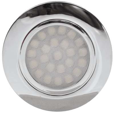 ULTRALUX - МИНИ LED ЛУНА ЗА ВГРАЖДАНЕ IP44 4W, 4200K, 220V, 60°, НЕУТРАЛНА СВЕТЛИНА, ХРОМ - LML220442CH
