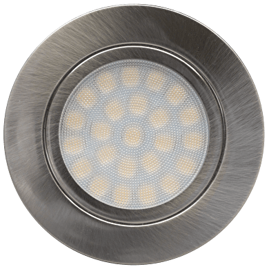 ULTRALUX - LML220442SN МИНИ LED ЛУНА ЗА ВГРАЖДАНЕ 4W 4200K 220-240V AC IP44 САТИНИРАН НИКЕЛ