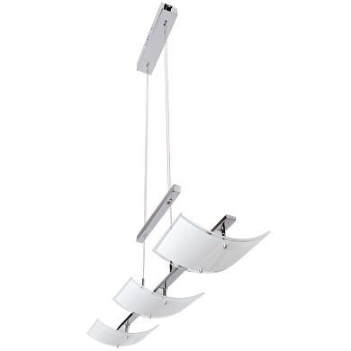 ULTRALUX - LOTT1527 LED ОСВЕТИТЕЛНО ТЯЛО ВИСЯЩО 15W 2700K ХРОМ IP20