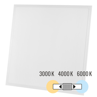 ULTRALUX - LED ПАНЕЛ 600X600 MM, 40W, 3000K/4000K/6000K, 135 LM/W, 220V-240V AC, IP44 - LPN6640CCT