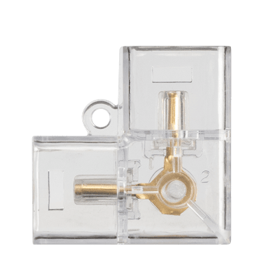 ULTRALUX - Ъглов L- конектор за LT5X760, 90°, 2 пина - LT5XC90L