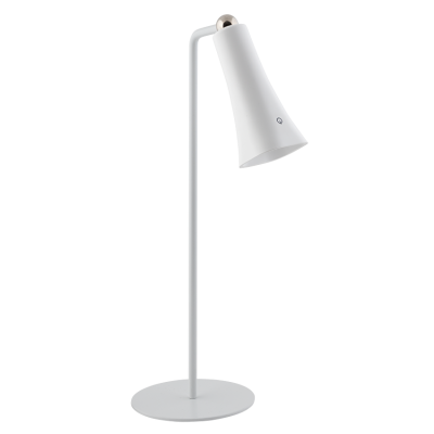 ULTRALUX - LED ДИМИРАЩА ПРЕЗАРЕЖДАЕМА МАГНИТНА НАСТОЛНА ЛАМПА 3W, 4000K, IP20, БЯЛА - MNLB34W