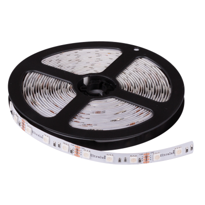 ULTRALUX - LED ЛЕНТА, 7.2W/M, RGB, 12V DC, SMD5050, 30 LEDS/M, IP65 - NGW5030RGB