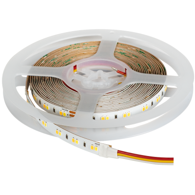 ULTRALUX - ПРОФЕСИОНАЛНА LED ЛЕНТА CCT 18W/M, 2700K-6500K, 24V DC, 120LEDS/M, SMD2835 - PN28120CCT