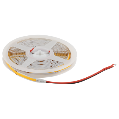 ULTRALUX - Професионална LED лента 11W/m, 1800K, 24V DC, 480LEDs/m, COB, 5m, амбър - PN480A