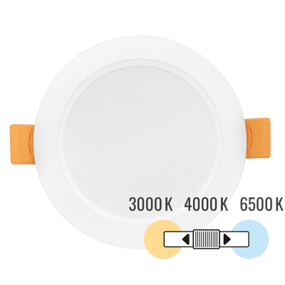 ULTRALUX - LED ПАНЕЛ ЗА ВГРАЖДАНЕ, КРЪГ, ВЛАГОЗАЩИТЕН 5W, 3000K/4000K/6500K, 220-240V AC, IP54 - PRW5CCT