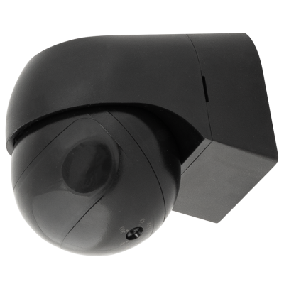 ULTRALUX - PIR сензор за движение за открит монтаж с черна леща, 180°, 12m, IP44, черен - PSD44BE