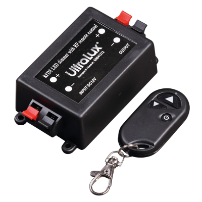 ULTRALUX - ДИМЕР ЗА LED ОСВЕТЛЕНИЕ С RF УПРАВЛЕНИЕ 12-24 V DC, 8A - RFD8