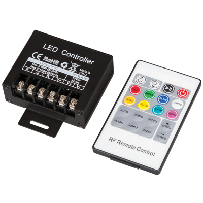 ULTRALUX - RF КОНТРОЛЕР ЗА RGB СВЕТОДИОДНО ОСВЕТЛЕНИЕ 240W, 20A, 12-24V DC - RGBRFC20