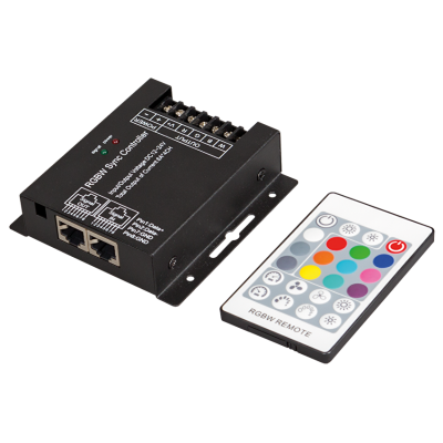 ULTRALUX - RF КОНТРОЛЕР ЗА RGBW СВЕТОДИОДНО ОСВЕТЛЕНИЕ 288W, 24A, 12-24V DC - RGBWRFC24