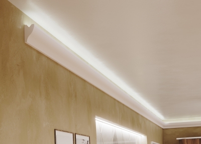 RAY DECOR - Декоративен профил от XPS за скрито LED осветление 2м. - RL121