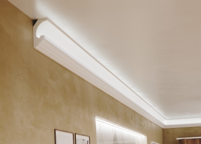 RAY DECOR - Декоративен профил от XPS за скрито LED осветление 2м. - RL143