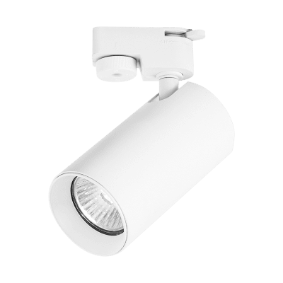 ULTRALUX - ТЯЛО ЗА РЕЛСОВ МОНТАЖ, ДВУПРОВОДНО, GU10, 220-240V AC, IP20, БЯЛО - RP2W