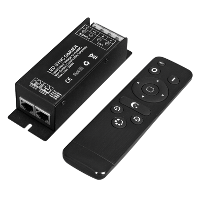 ULTRALUX - RF КОНТРОЛЕР ЗА ЕДНОЦВЕТНО LED ОСВЕТЛЕНИЕ 300W, 25A, 12-24V DC - SCRFC25