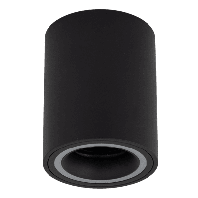 ULTRALUX - ЛУНА ЗА ОТКРИТ МОНТАЖ, КРЪГ, GU10, СТАЦИОНАРНА, ЧЕРНА, IP20 - SDRGU10BL