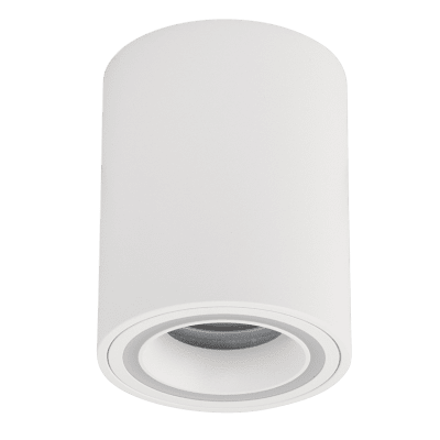 ULTRALUX - ЛУНА ЗА ОТКРИТ МОНТАЖ, КРЪГ, GU10, СТАЦИОНАРНА, БЯЛА, IP20 - SDRGU10WH