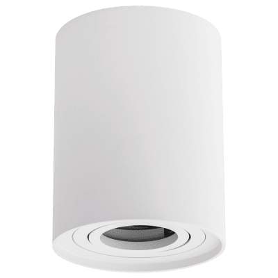 ULTRALUX - ЛУНА ЗА ОТКРИТ МОНТАЖ, КРЪГ, GU10, ПОДВИЖНА, БЯЛА - SPRGU10WH