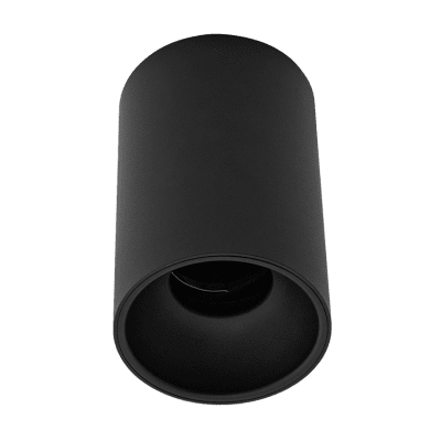 ULTRALUX - ЛУНА ЗА ОТКРИТ МОНТАЖ, КРЪГ, GU10, СТАЦИОНАРНА, ЧЕРНА - SSRGU10BL