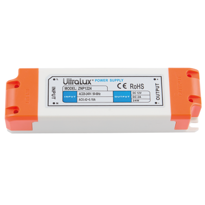 ULTRALUX - ЗАХРАНВАНЕ, СТАБИЛИЗИРAНО, 12V DC, 24W, IP20 - ZNP1224